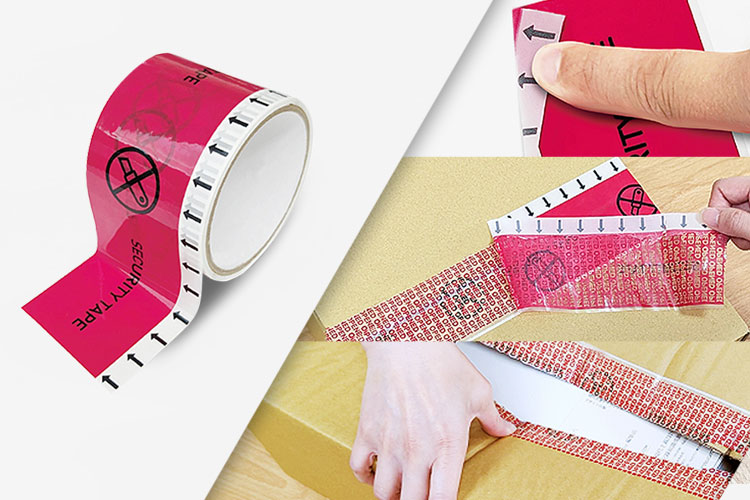 Security Sealing Tape with Finger-lift
